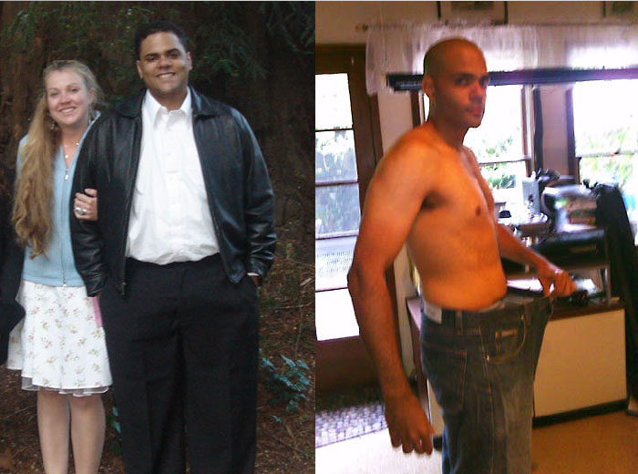 Will before on the left and Will after his transformation on the right